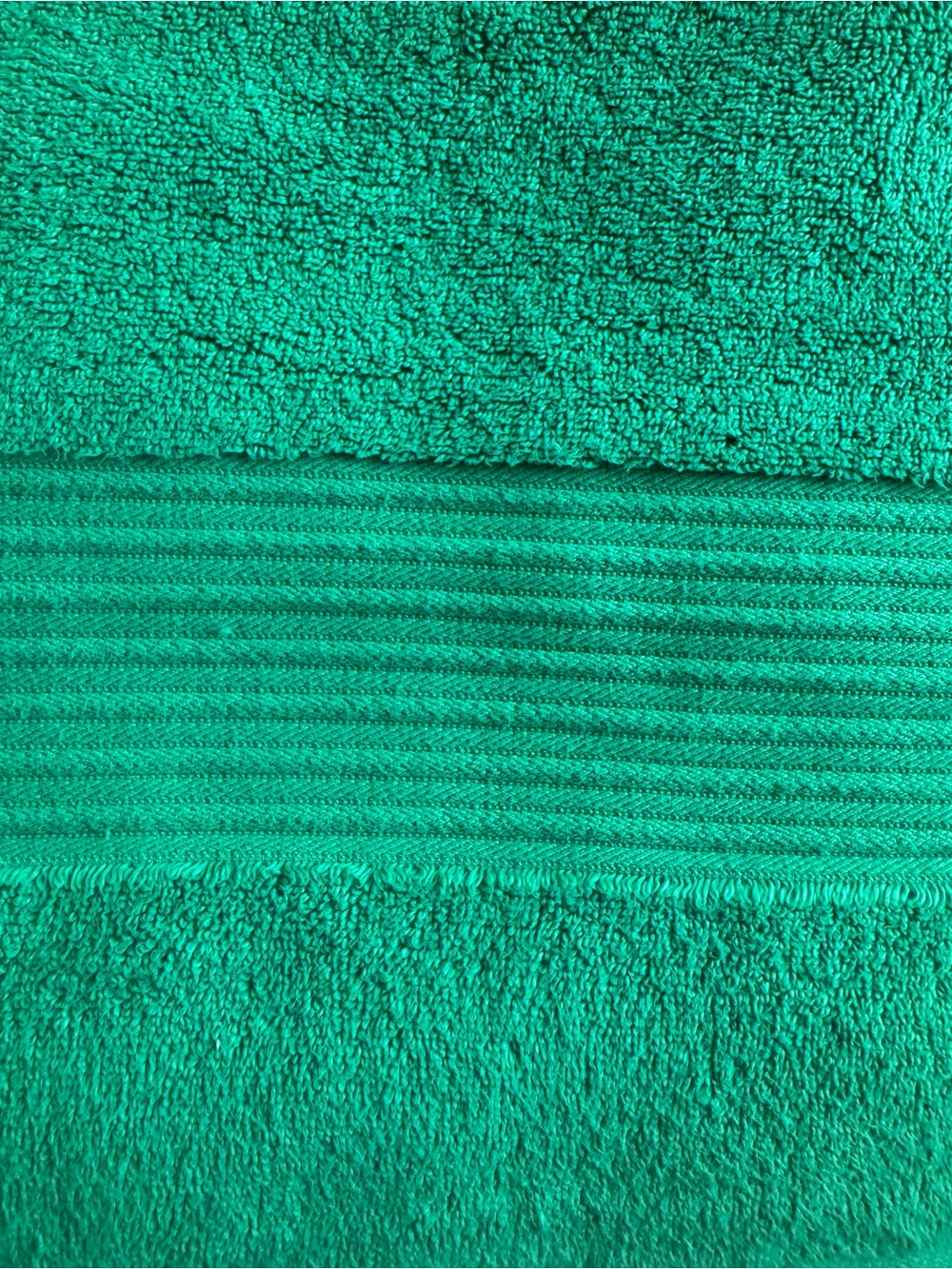 KATE SPADE NY KELLY GREEN BRIGHT PLUSH BATH TOWELS SET 4 - Picture 4 of 5